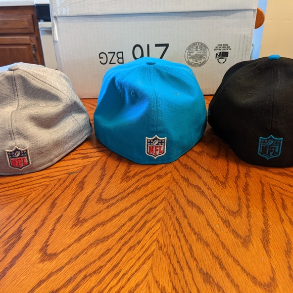Carolina Panthers new era lot 7 1/4 - Picture 2 of 2